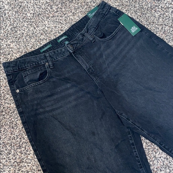 Wild Fable Low Rise Baggy Relaxed Wide Leg Jeans Black Plus Size 16 | NWT - Picture 2 of 6